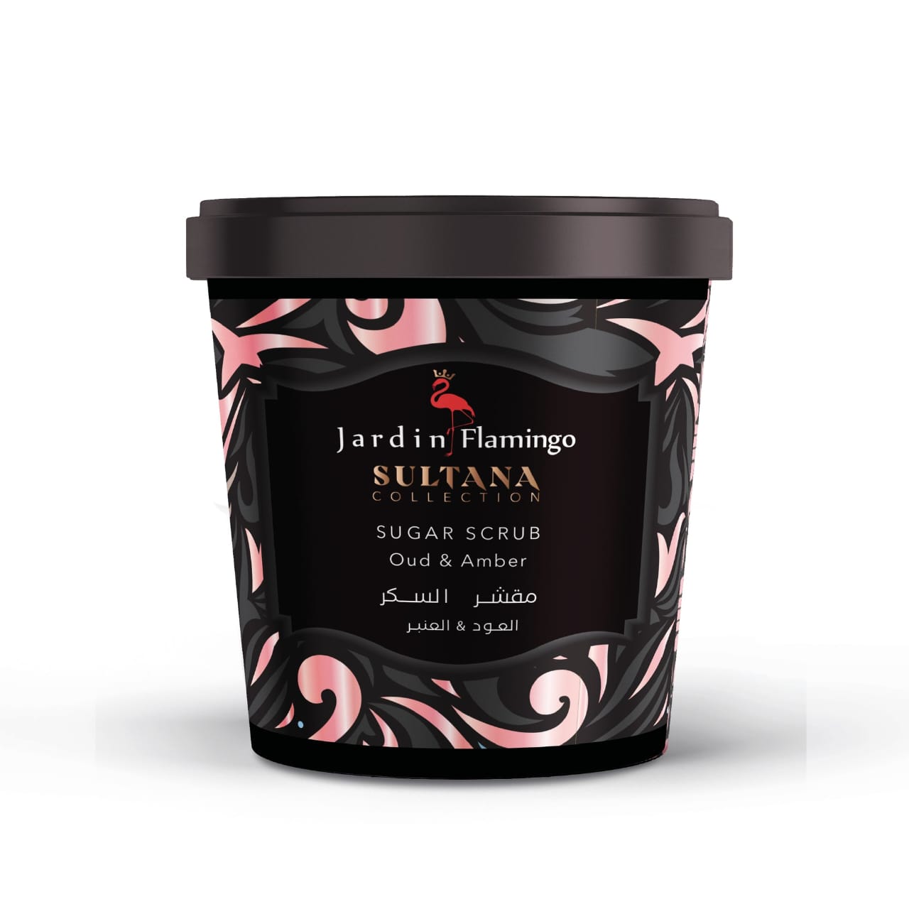 JARDIN FLAMINGO SULTANA COLLECTIONS SUGAR SCRUB OUD & AMBER 500GM