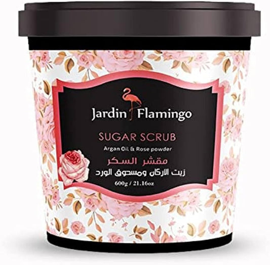 JARDIN FLAMINGO  SUGAR SCRUB ARGAN OIL 500GM