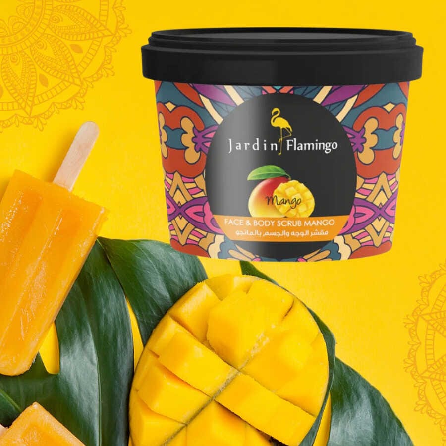 JARDIN FLAMINGO FACE AND BODY SCRUB MANGO