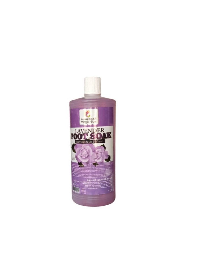 MAGIC GLOW FOOT SOAK LAVENDER  1 LITRE