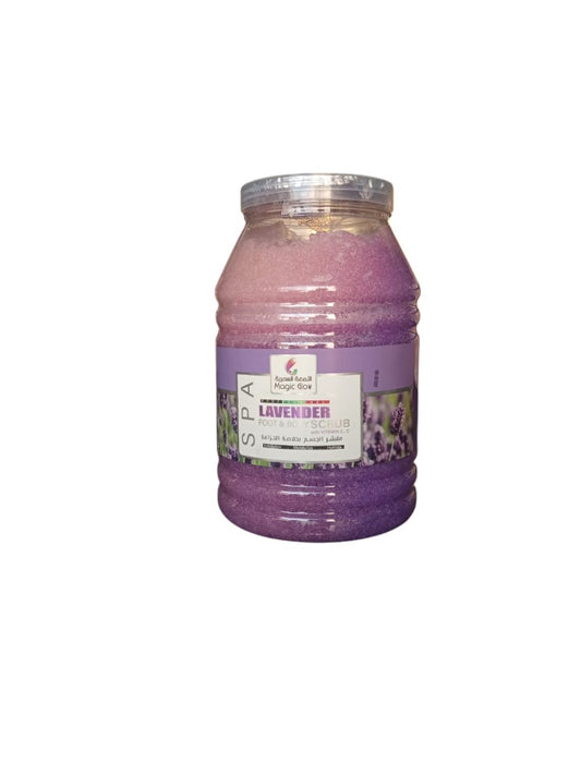 MAGIC GLOW SPA FOT AND BODY SCRUB LAVANDER 5KG