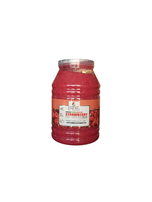 MAGIC GLOW SPA FOT AND BODY SCRUB STAWBERRY 5KG